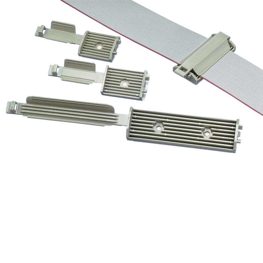 Panduit FCM2-A-C14 | Panduit Latching Flat Cable Mount - Cable clips - gray (pack of 100)