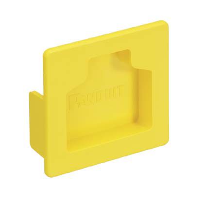 Panduit FHDEC2X2LYL | FIBERRUNNER END CAP, 2X2, YELLOW
