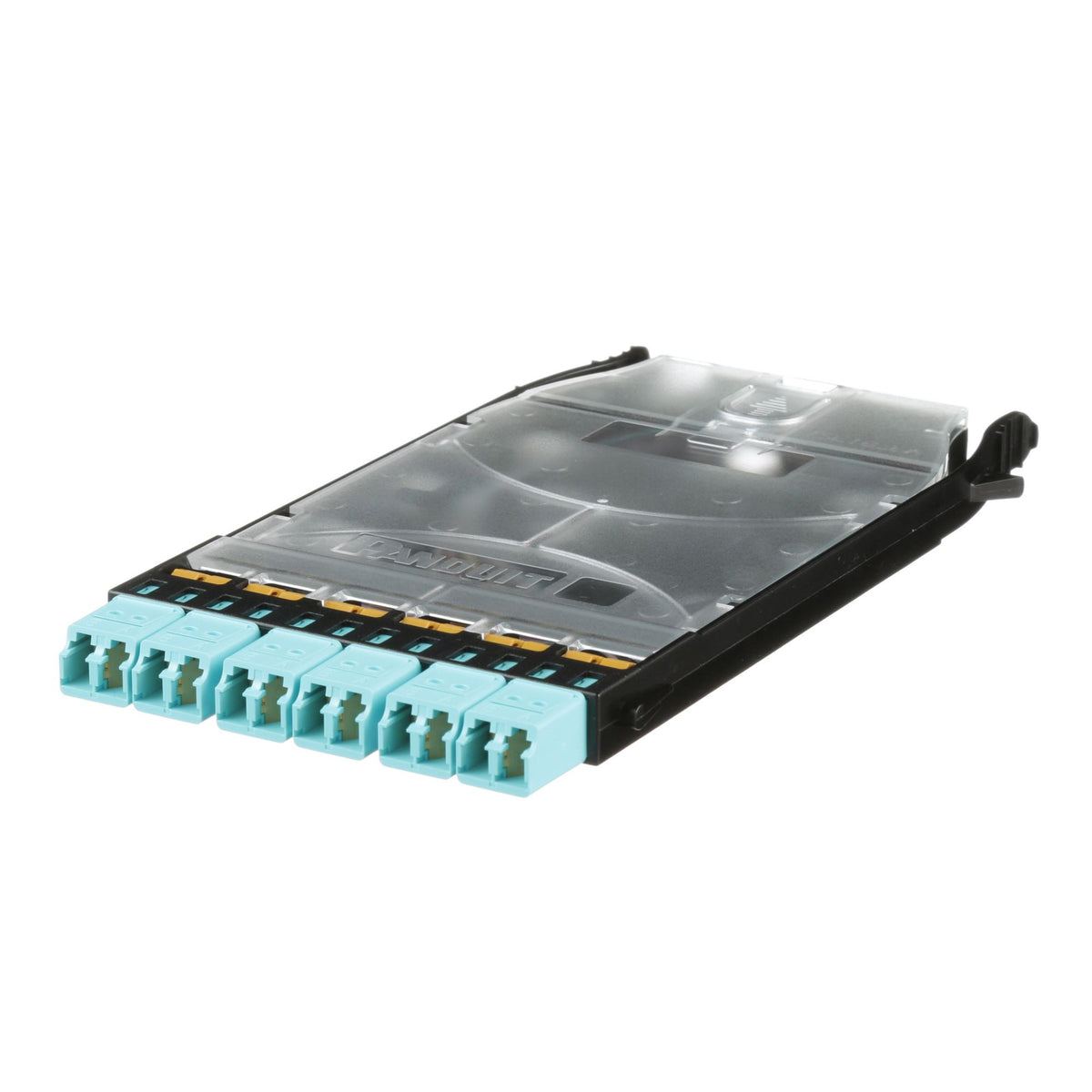 Panduit FHSZO-12-10R | Panduit HD Flex Network Patch Panel - 6 Port(s) - 6 x Duplex - Aqua