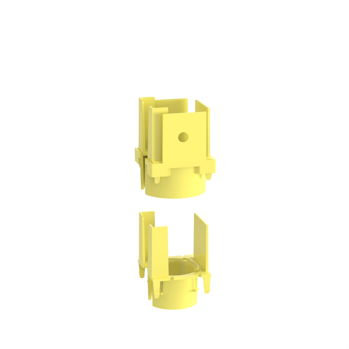 Panduit FIDT2X2LYL | FiberRunner 1-Port Spillout, 2x2, Yellow