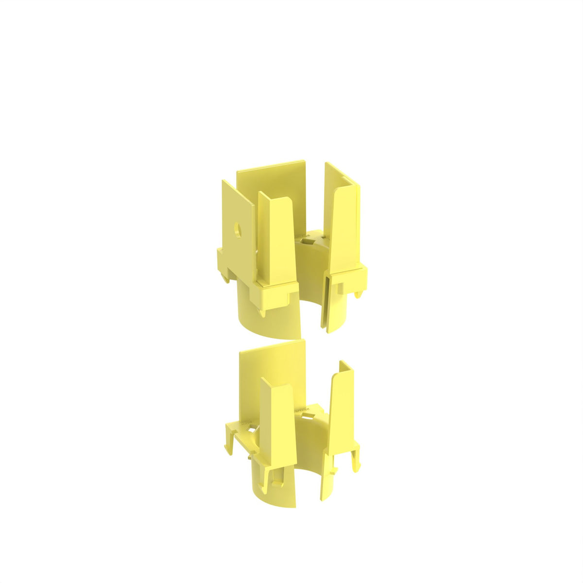 Panduit FIDT2X2LYL | FiberRunner 1-Port Spillout, 2x2, Yellow