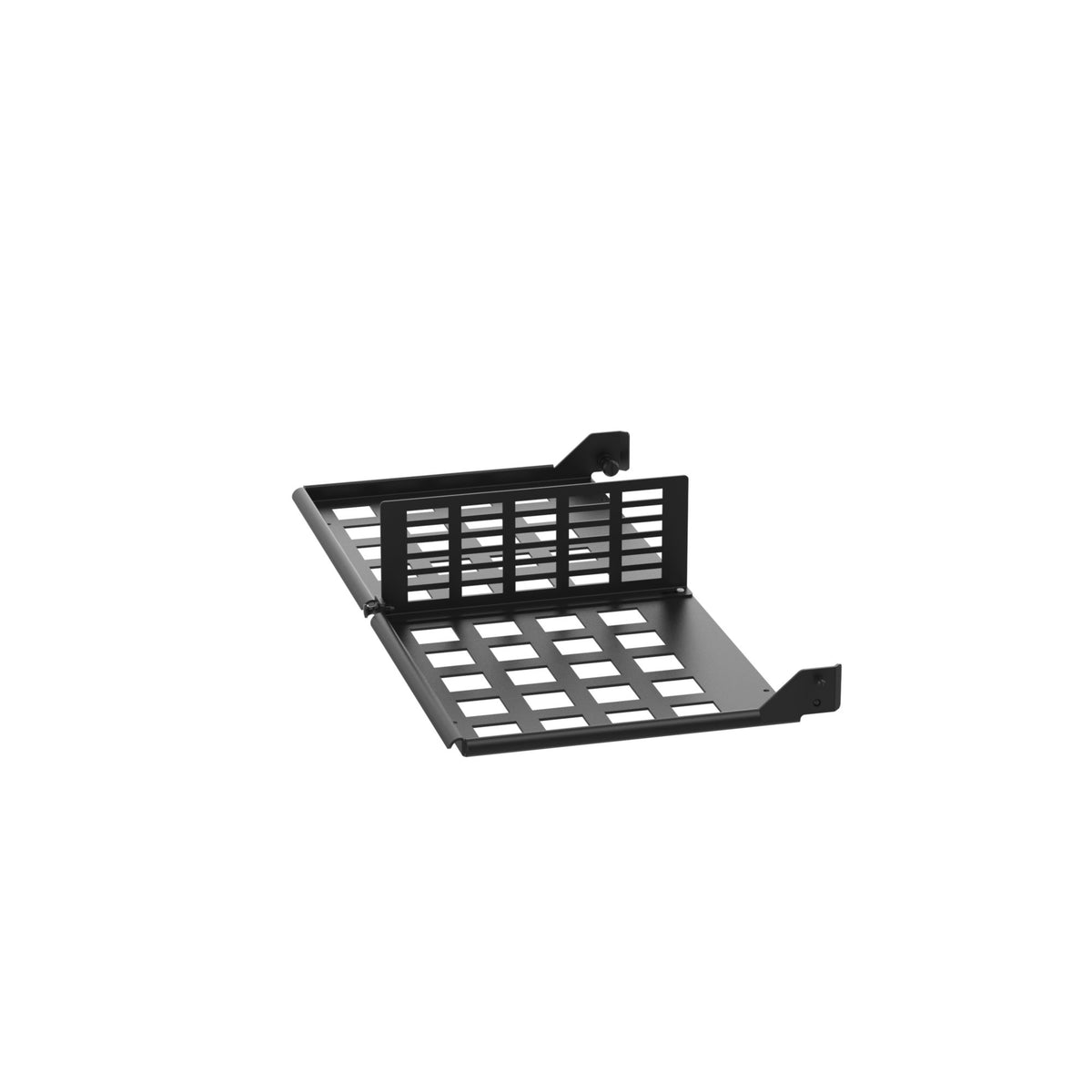 Panduit FLEX-PLATE2U | HD Flex Enclosure Trunk Slack Plate 2RU, Black