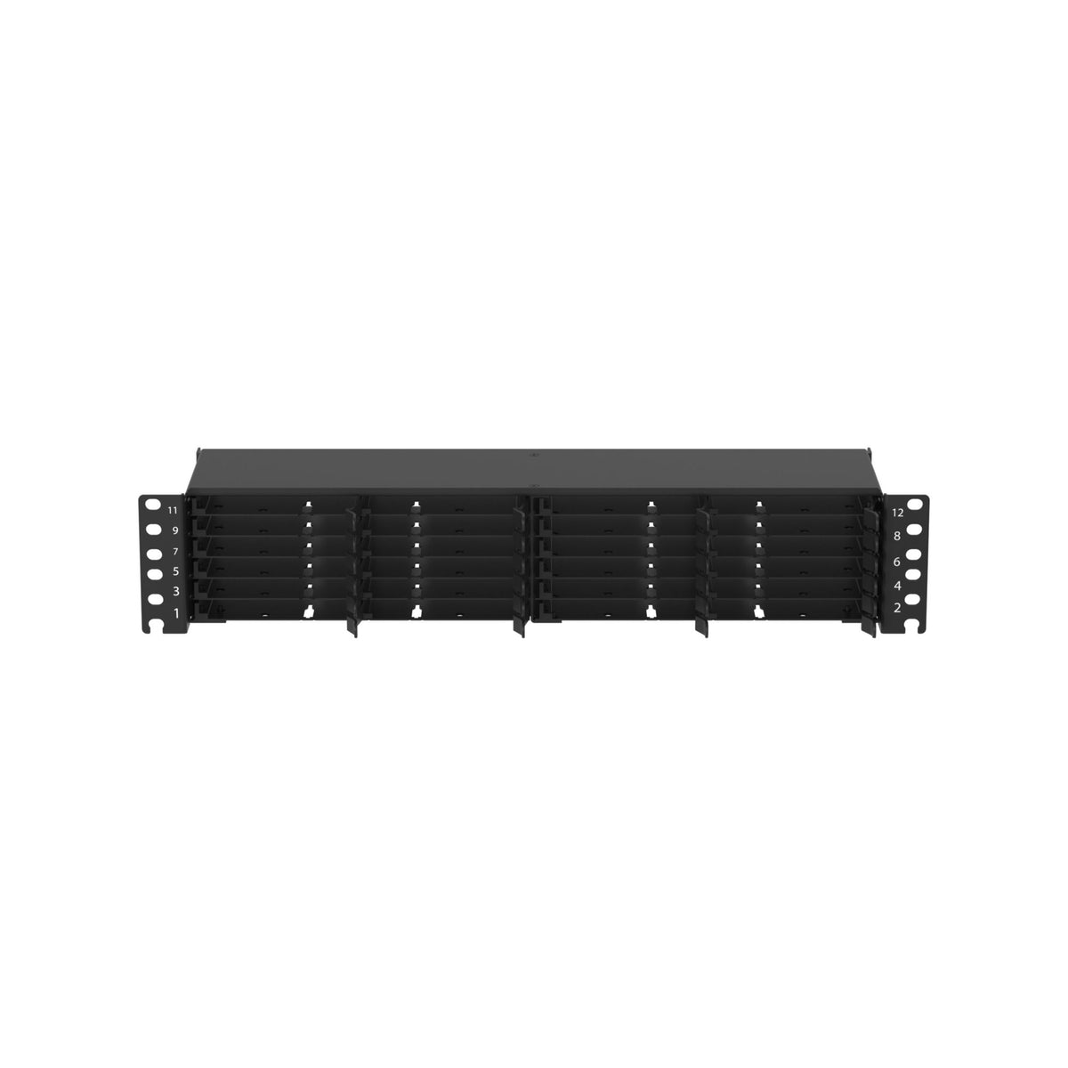 Panduit FLEX2UPN06 | 1PK HD FLEX PATCH PANEL 2 RU 6-PORT MOQ2