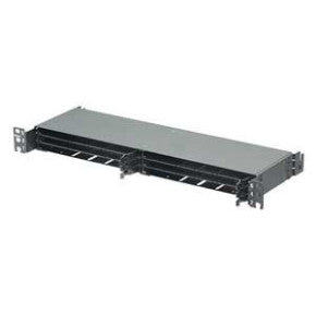 Panduit FLEX4UPN12 | HD Flex Fiber Panel, 4 RU, 6 Port Rails, Black