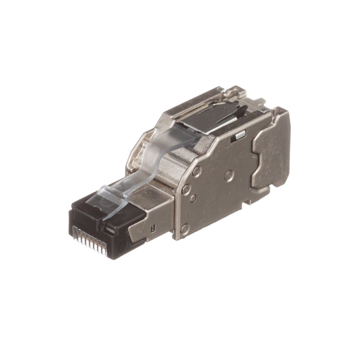 Panduit FPS6X88MTG | Shielded Field Term Plug - 1 Pack - 1 x RJ-45 Male - Silver