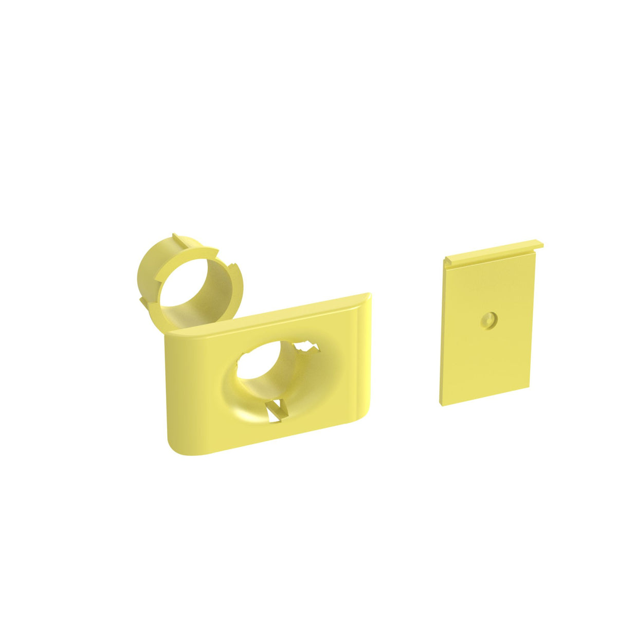 Panduit FR1.5IDELYL | FiberRunner 1-Port Spillout, Yellow