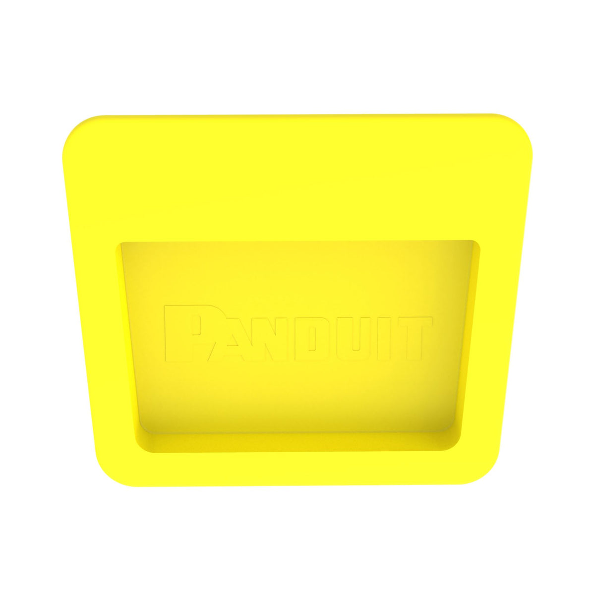Panduit FREC4X4LYL | FiberRunner End Cap, 4x4, Yellow