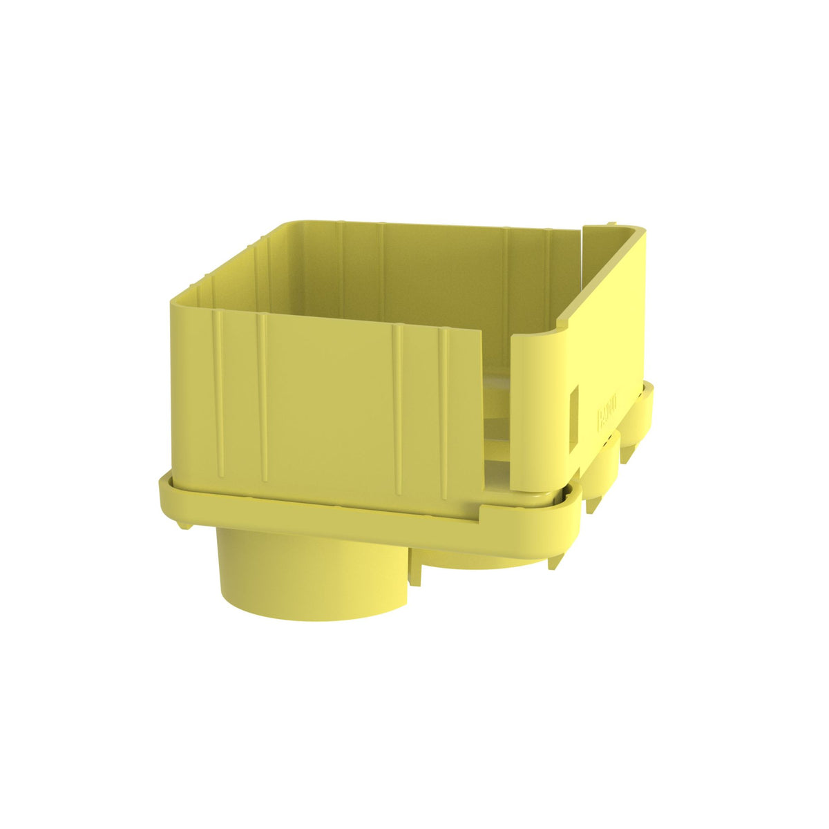 Panduit FRIDT4X4LYL | FiberRunner 2-Port Spillout, 4x4, Yellow