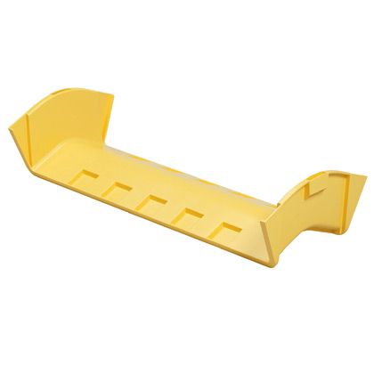 Panduit FROV4524X4LYL | FIBERRUNNER OUTSIDE VERTICAL ANGLE FITTING, 45 DEGREE