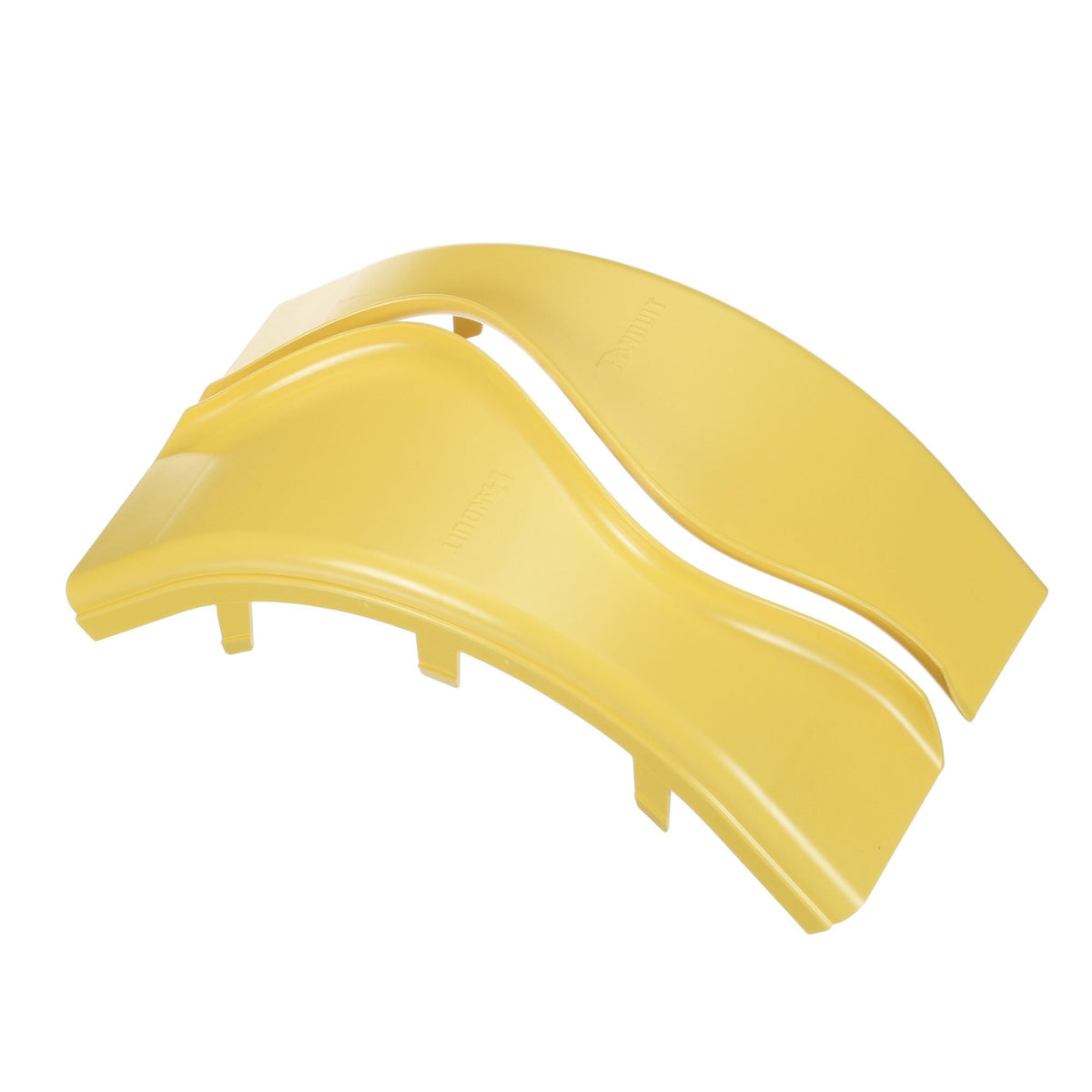 Panduit FROVRASC4LYL | FIBERRUNNER COVER 4X4 OUTSIDE VERTICAL RIGHT-ANGLE, LSZH, YELLOW