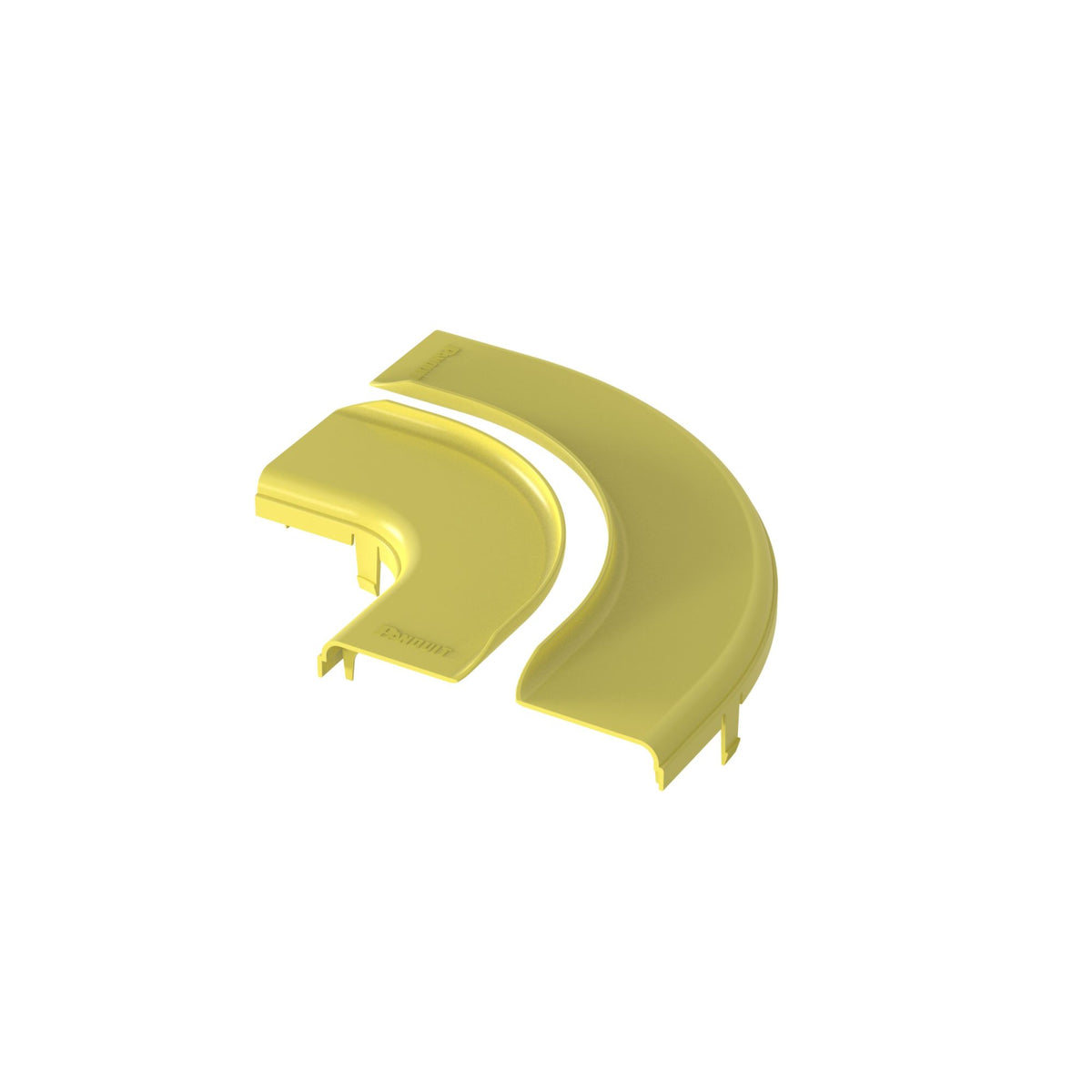 Panduit FRRASC6LYL | FiberRunner Split Cover, Horizontal Right-Angle, 6x4, Yellow
