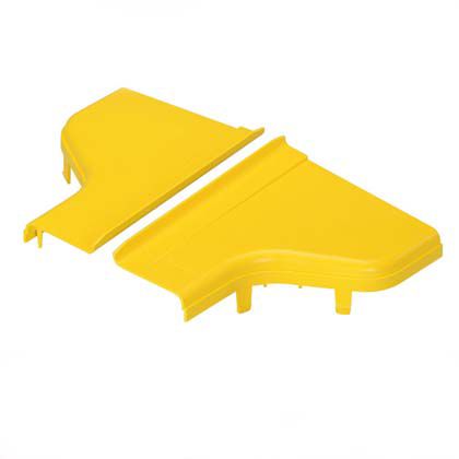 Panduit FRRF126SCLYL | FIBERRUNNER RIGHT REDUCER COVER