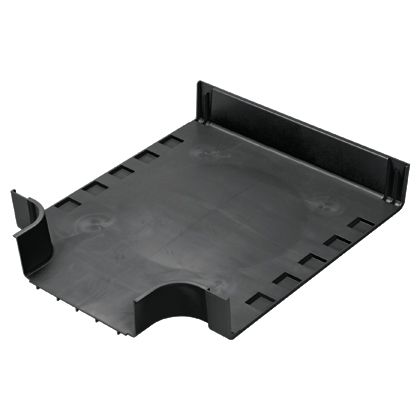 Panduit FRT24X4W12LBL | FiberRunner Horizontal Tee 90 24X4 Black