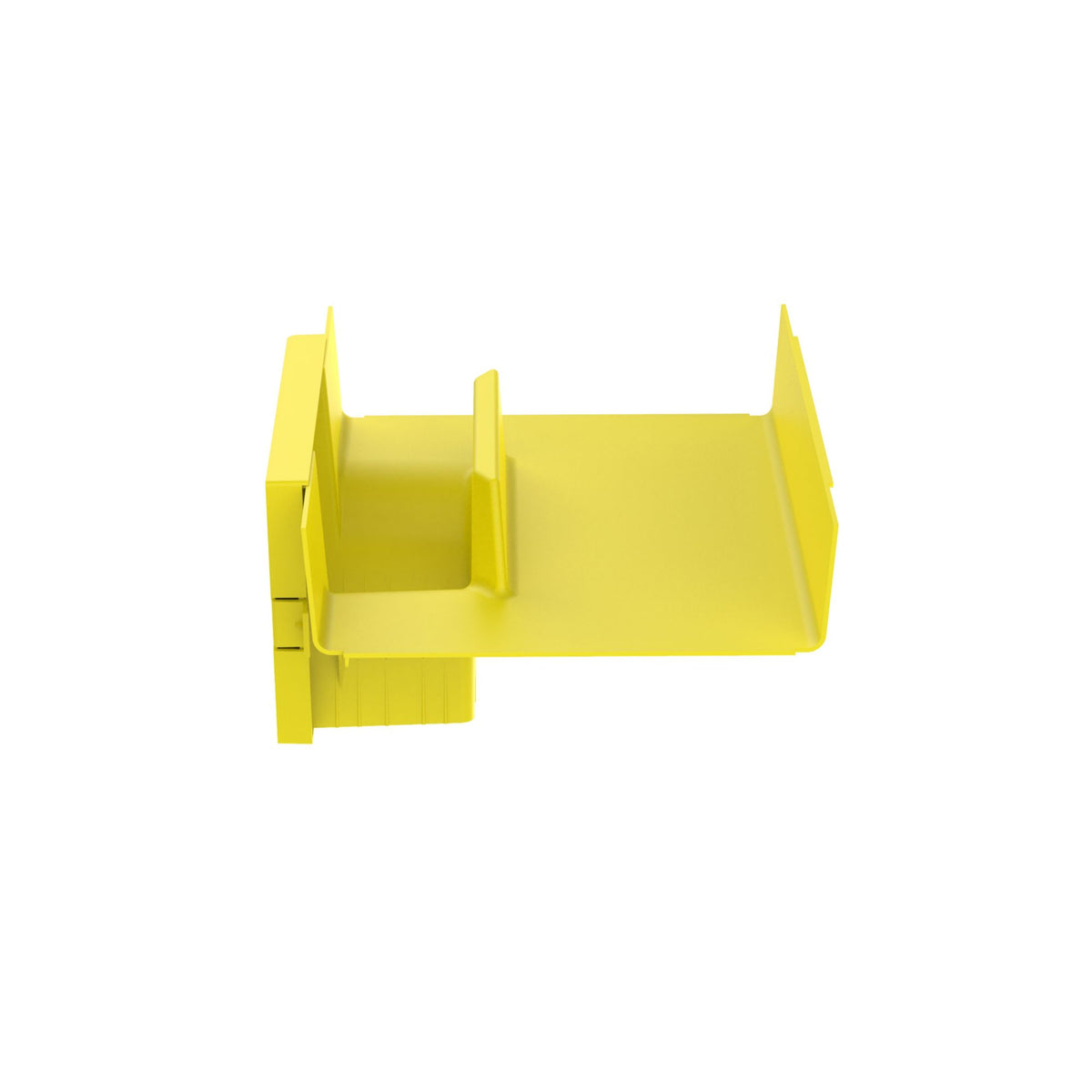 Panduit FRVT12X4LYL | FiberRunner Vertical Tee, 90°, 12x4, Yellow