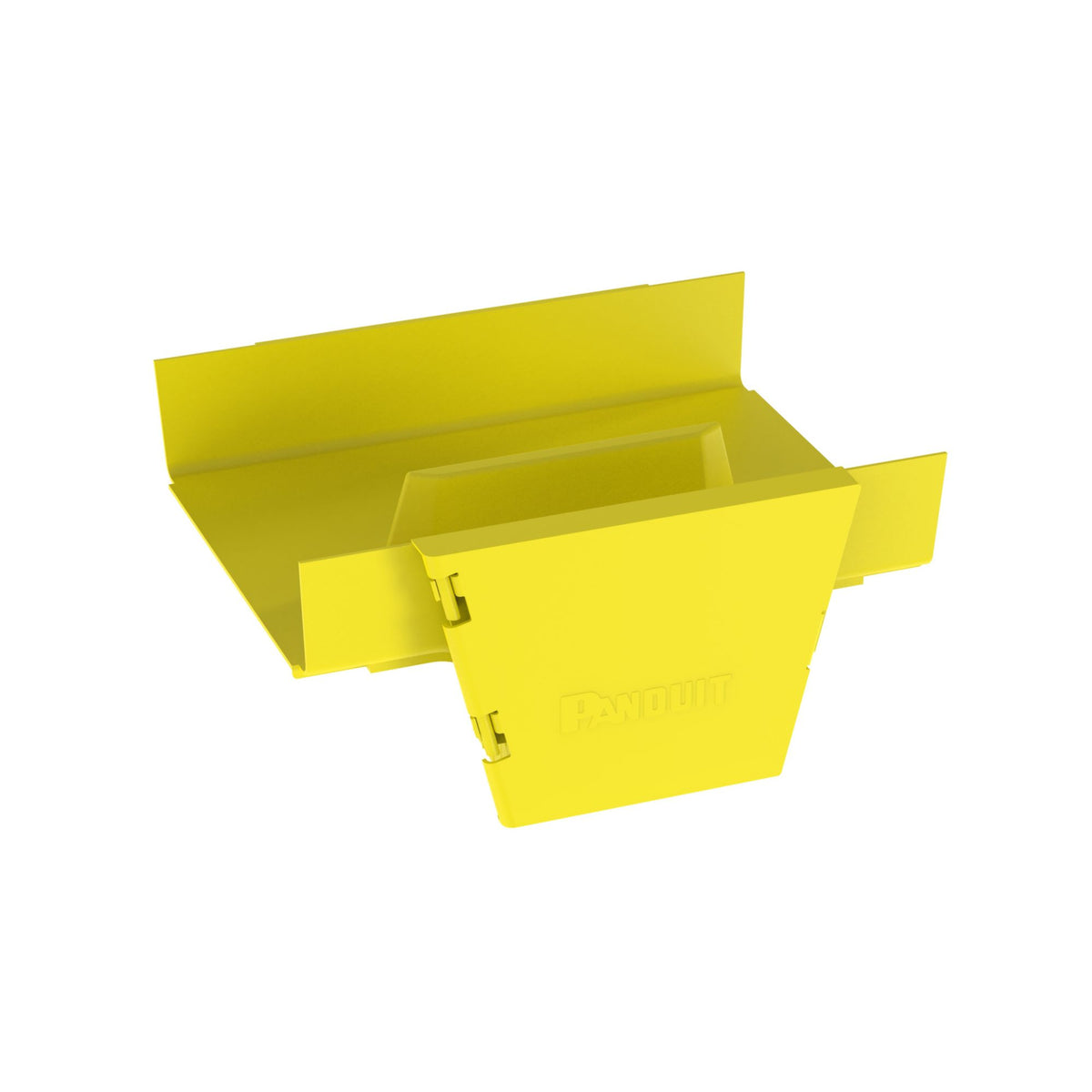 Panduit FRVT12X4LYL | FiberRunner Vertical Tee, 90°, 12x4, Yellow