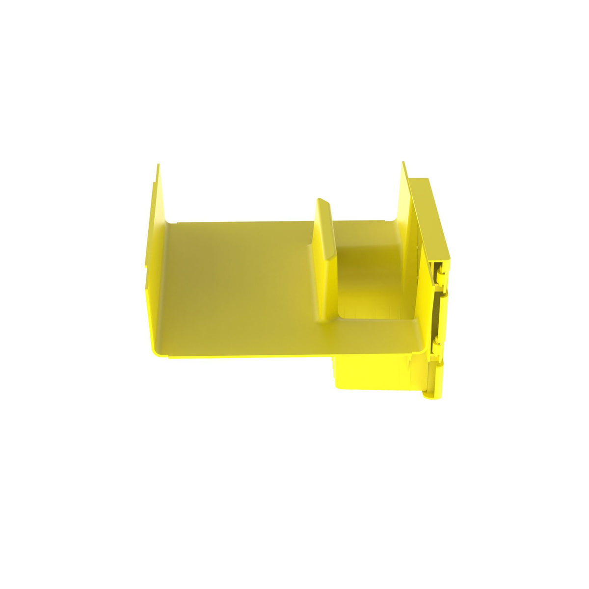 Panduit FRVT12X4YL | Panduit FiberRunner 12x4 System Spillouts - Vertical tee fitting with hinged door - yellow