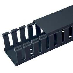 Panduit G1X1BL6 Slotted Duct, PVC,1";X1";X6’;L, Black