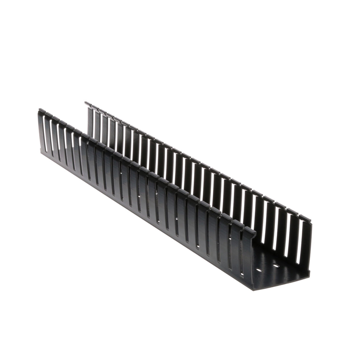Panduit G3X3BL6 Slotted Duct, PVC,3";X3";X6’;L, Black