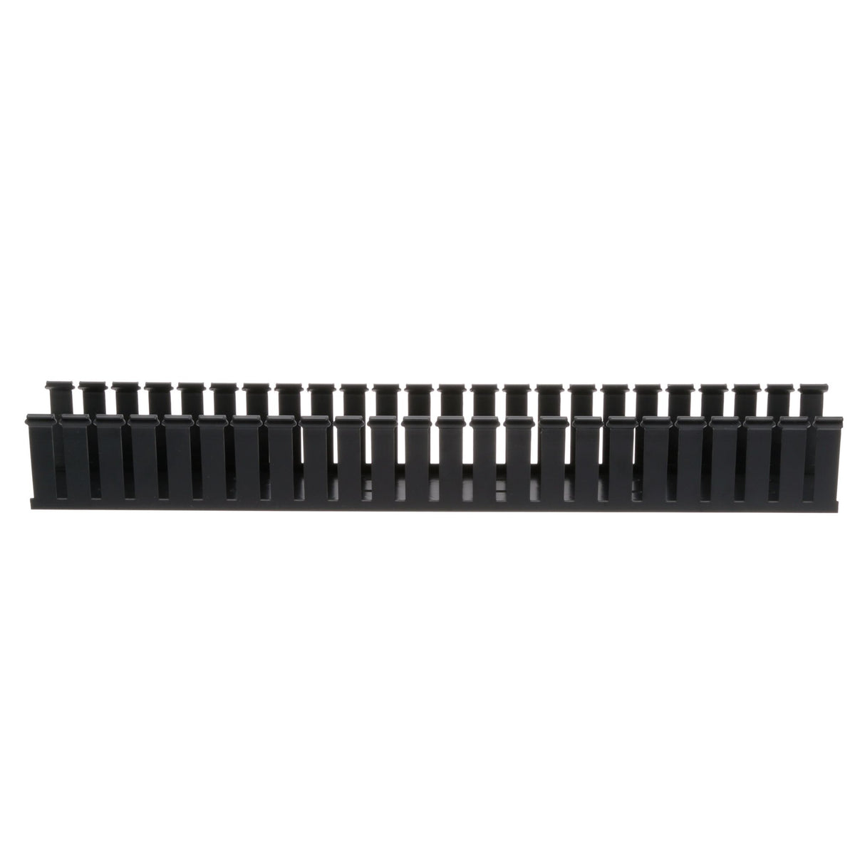 Panduit G3X3BL6 Slotted Duct, PVC,3";X3";X6’;L, Black