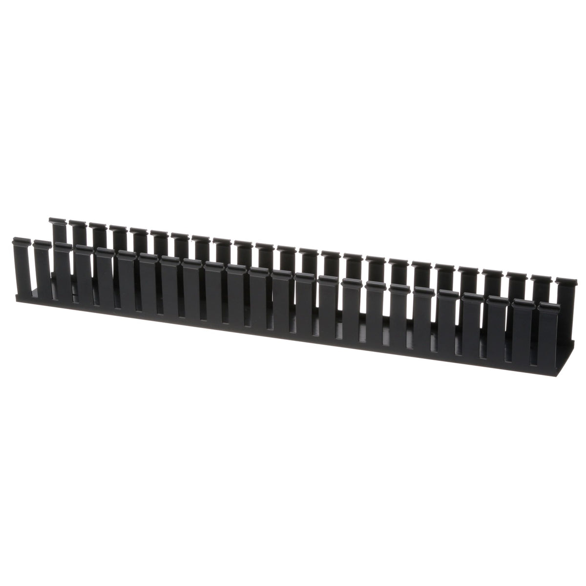 Panduit G3X3BL6 Slotted Duct, PVC,3";X3";X6’;L, Black
