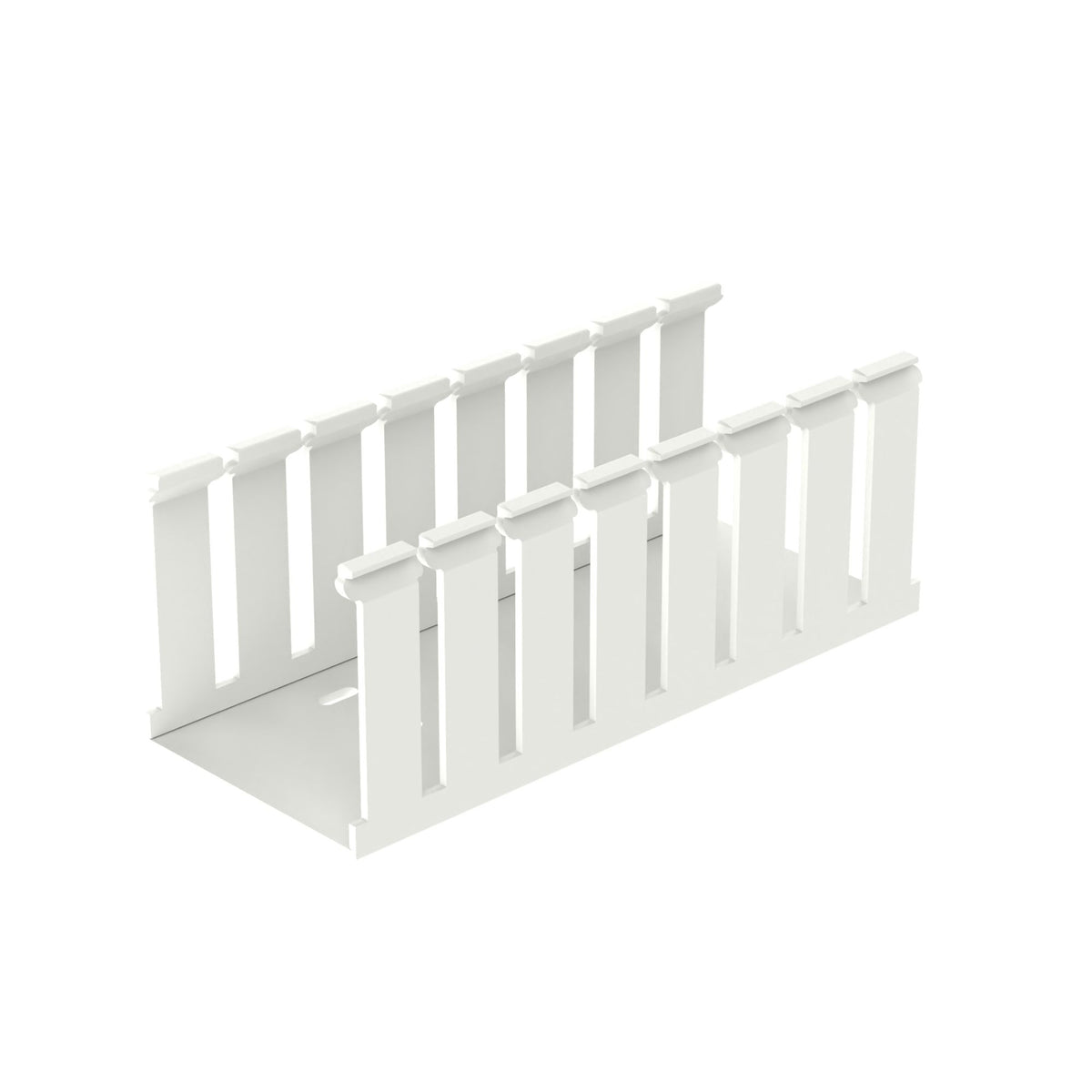 Panduit G3X3WH6 Slotted Duct, PVC,3";X3";X6’;L, White