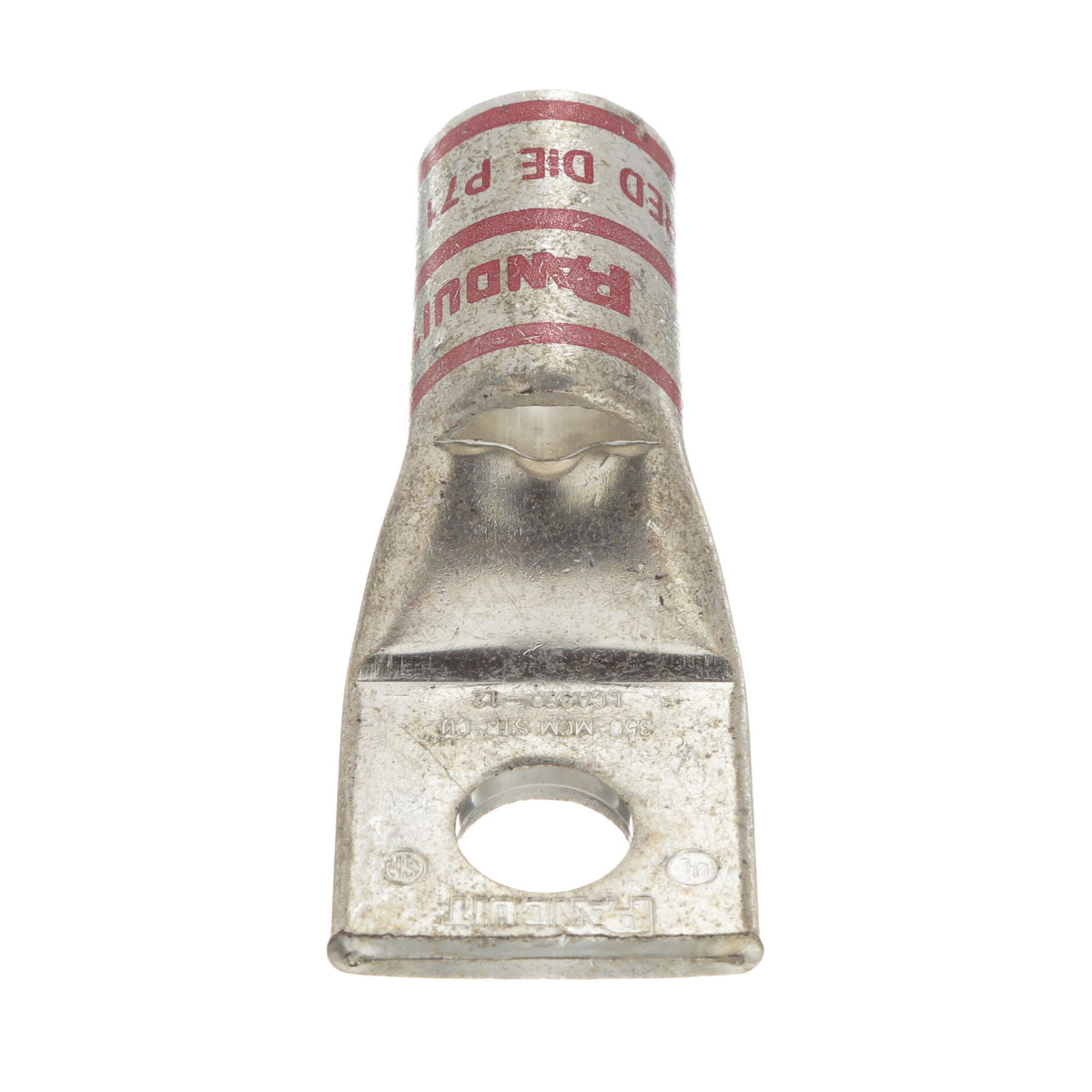 Panduit LCA350-12-X | Panduit Pan-Lug LCA Series - Cable compression lug - silver, red