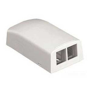 Panduit NK2BXBL-A | SURFACE MT BOX | 2-PORT SURFACE MOUNT NETKEY