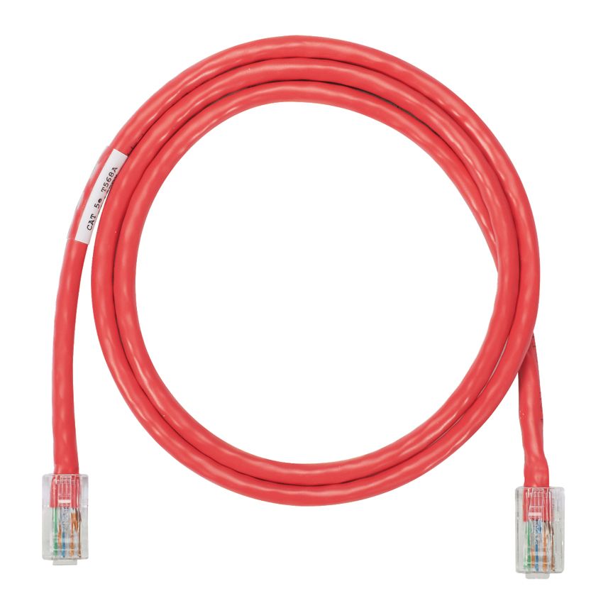 Panduit NK5EPC7RDY Netkey Copper Patch Cord, Category 5e, Utp Cable, Blue Jacket, 3 Feet
