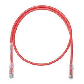 Panduit NK6PC3RDY | NetKey Cat 6 24 AWG UTP Patch Cord, 3 ft, Red