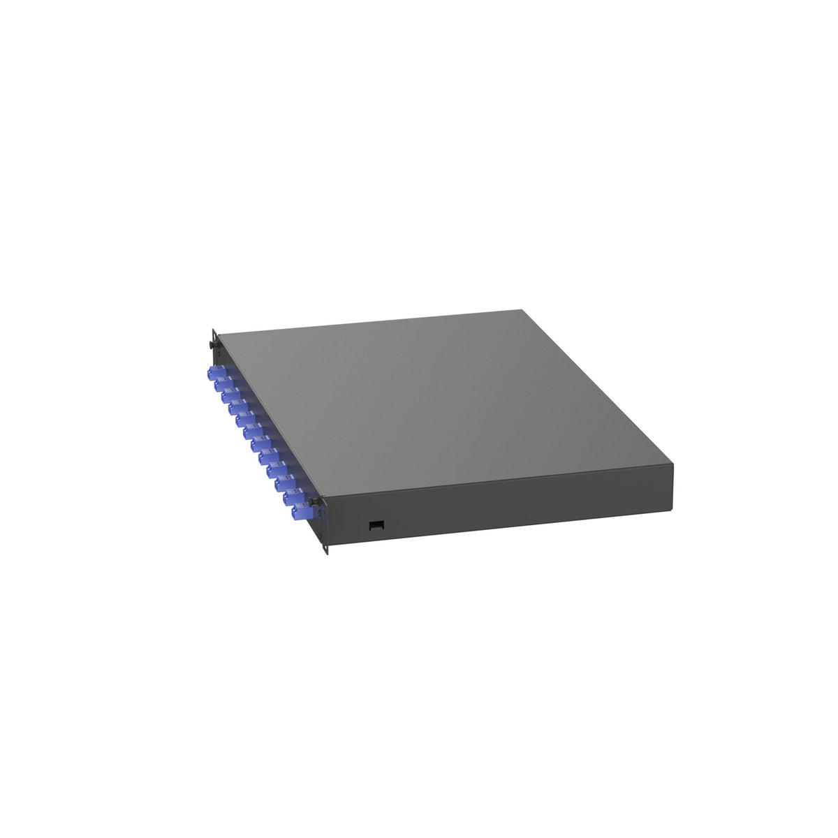 Panduit NKFD1W12BUDLCZ | Panduit NetKey Pre-loaded Fiber Drawer - Fiber-optic splice tray - LC SM X 24 - black - 1U - 19"