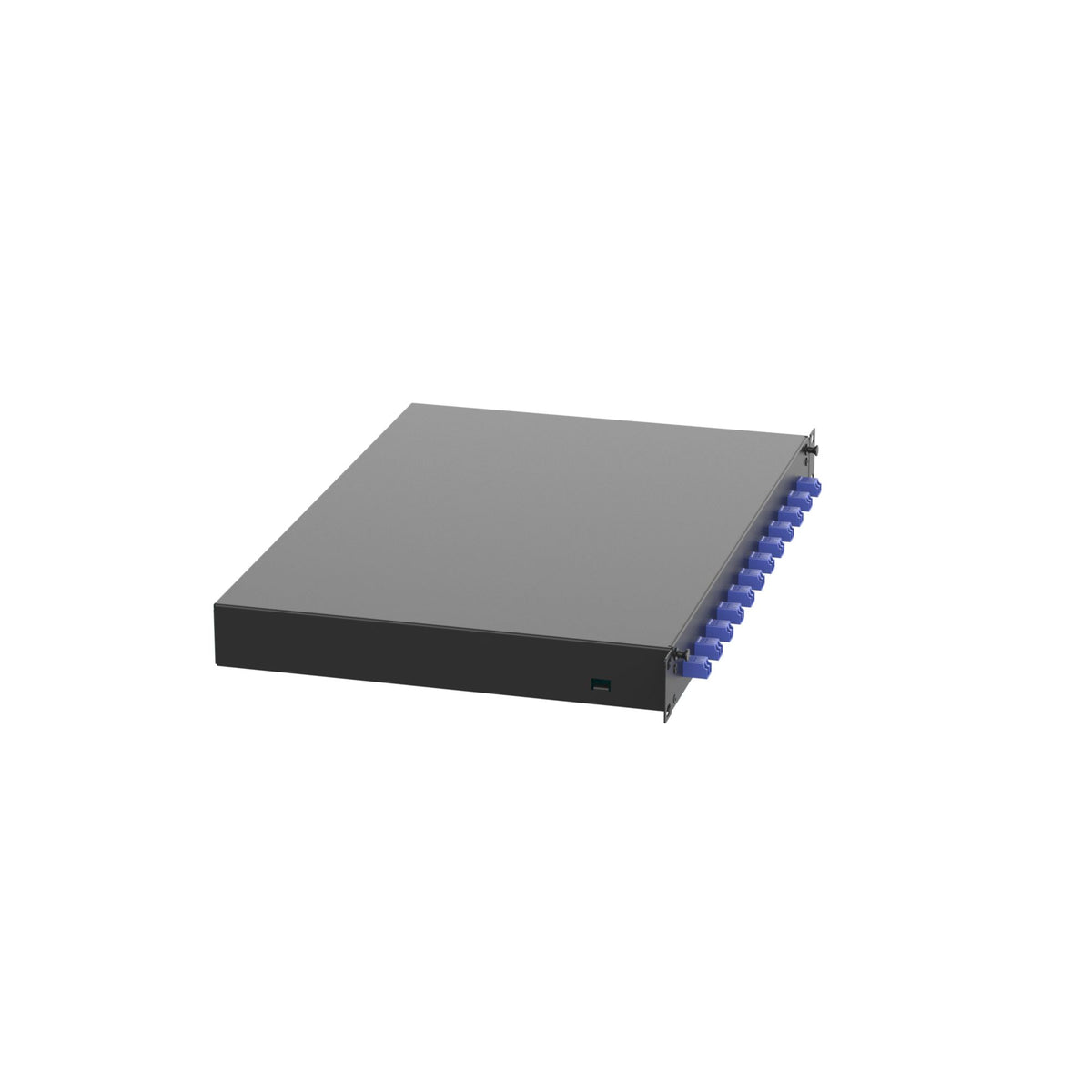 Panduit NKFD1W12BUDLCZ | Panduit NetKey Pre-loaded Fiber Drawer - Fiber-optic splice tray - LC SM X 24 - black - 1U - 19"