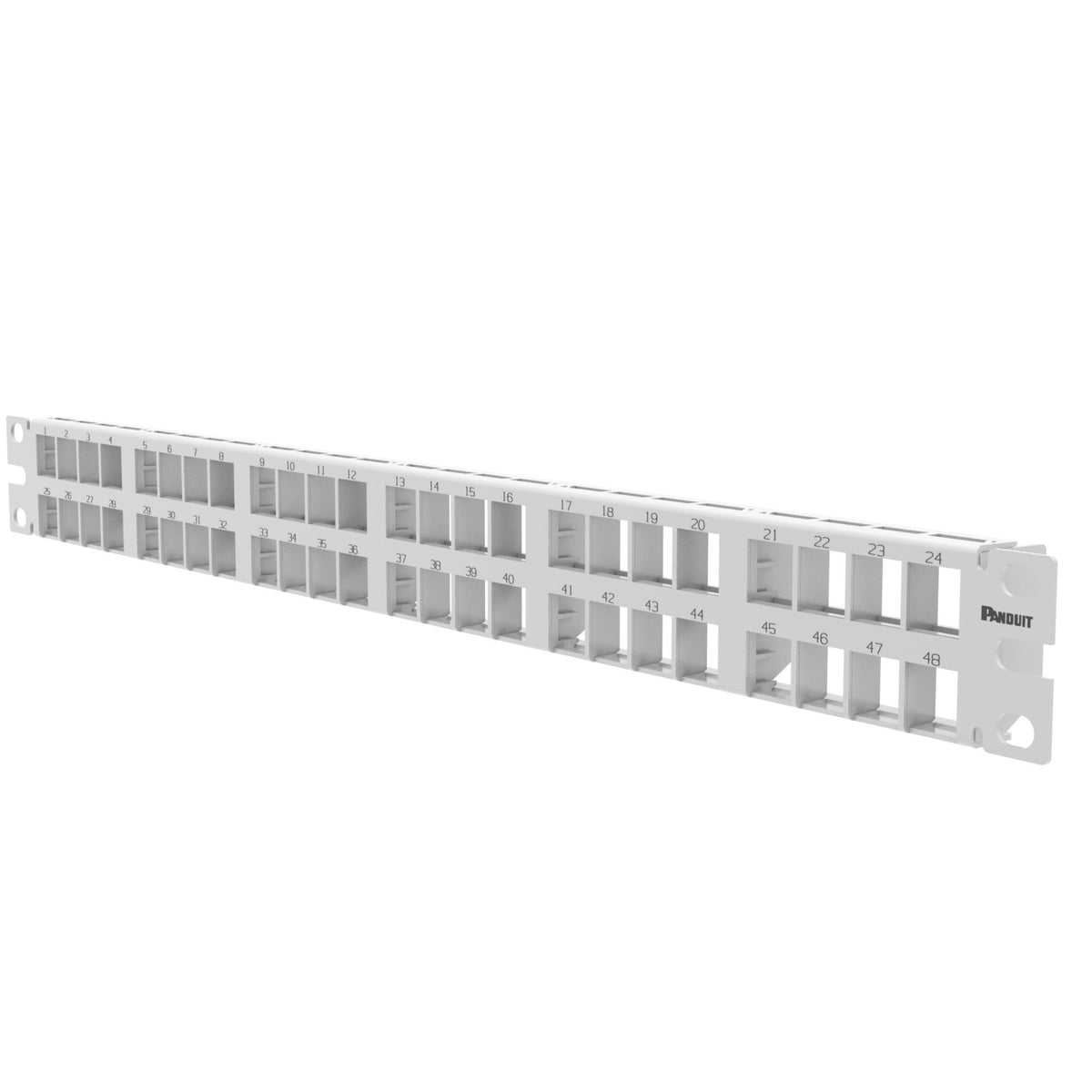 Panduit NKPP48HDWH | NK 48 Port High Density Patch Panel Flat White