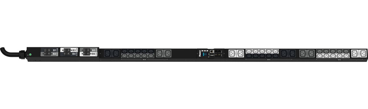 Panduit P42D08M | MI PDU, 30AMP, 415V, (36)C13, (6)C19, IEC 60309 3P+N+E 6h 30A (IP44)