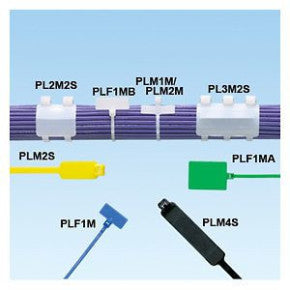 Panduit PLF1MA-M6 | Panduit Pan-Ty Marker & Flag Ties - Cable marker tie - 5.1 in - blue