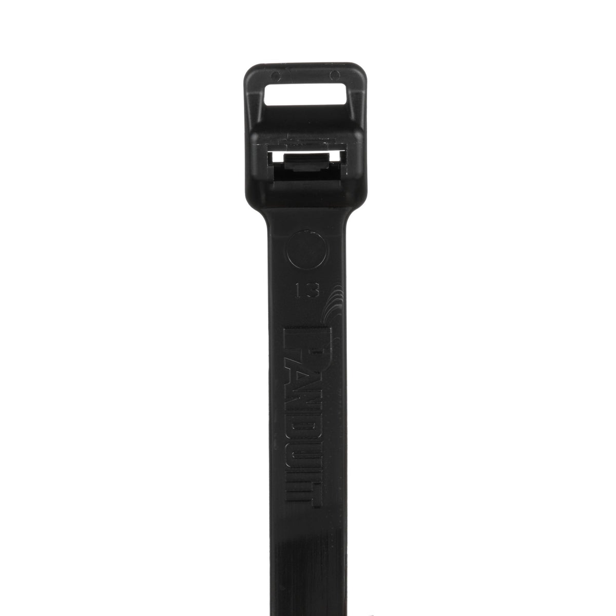 Panduit PLT5EH-C0 | Pan-Ty PLT5EH-C0 Cable Tie, Black, UV PA6.6, 20.1"L, 250lb, PK100