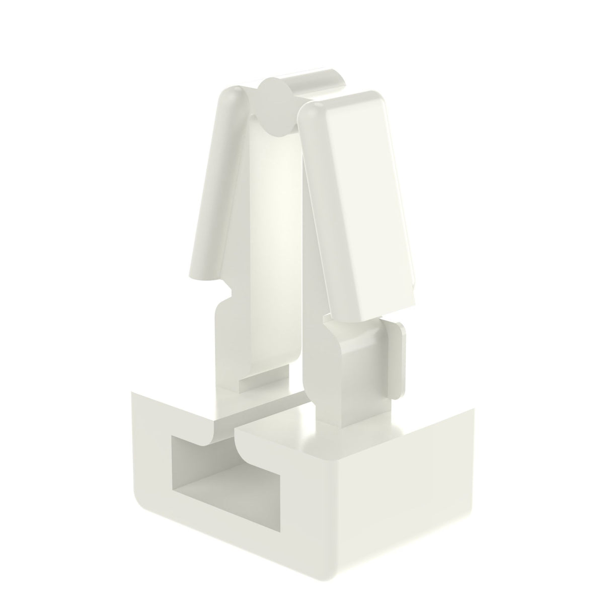 Panduit PM2H25-M | PM2H25-M Cable Tie Mount, Natural, PA 6.6, Push Barb, 0.3x0.38", PK1000