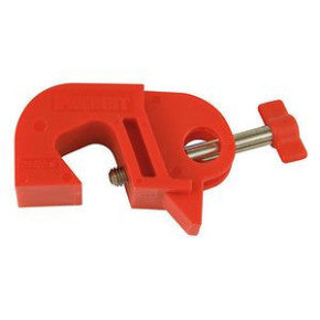 Panduit PSL-CBILNT | PSL-CBILNT Circuit Breaker Lockout I-Line no tool, Nylon, Red, 2.05"x0.75", PK1