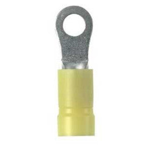 Panduit PV10-6R-L | Pan-Term PV10-6R-L Ring Terminal, Vinyl Insulated-Funnel Entry