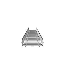 Panduit PWB2X6EZ | Wire Basket 2" H x 6" W, Electro Zinc