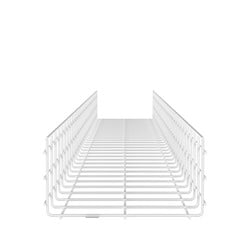 Panduit PWB6X12WH | Wire Basket 6" H x 12" W, White Powdered Coated