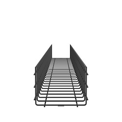 Panduit PWB6X8BL | Wire Basket 6" H x 8" W, Black Powdered Coated