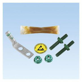 Panduit RGESD2C-1 Two-hole Esd Port With 5/8 Hole Spacing, An Esd Protection Sticker, .16 Oz. (5cc) Of Antioxidant