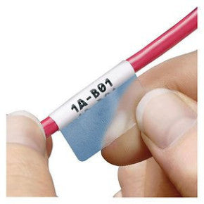 Panduit S100X250VATY | S100X250VATY Self-Lam, Vinyl, White, 5000 Lbls, TT, 2.5"x1", 1" PO H
