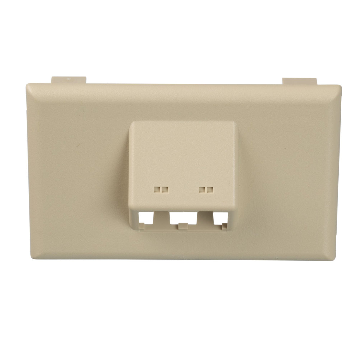 Panduit T70FH2EI Snap-on Horizontal Sloped Communication Faceplate, 2 Position