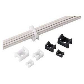 Panduit TM2S8-C | TM2S8-C Cable Tie Mount, Natural, PA 6.6, 0.63x0.43", #8 Screw, PK100