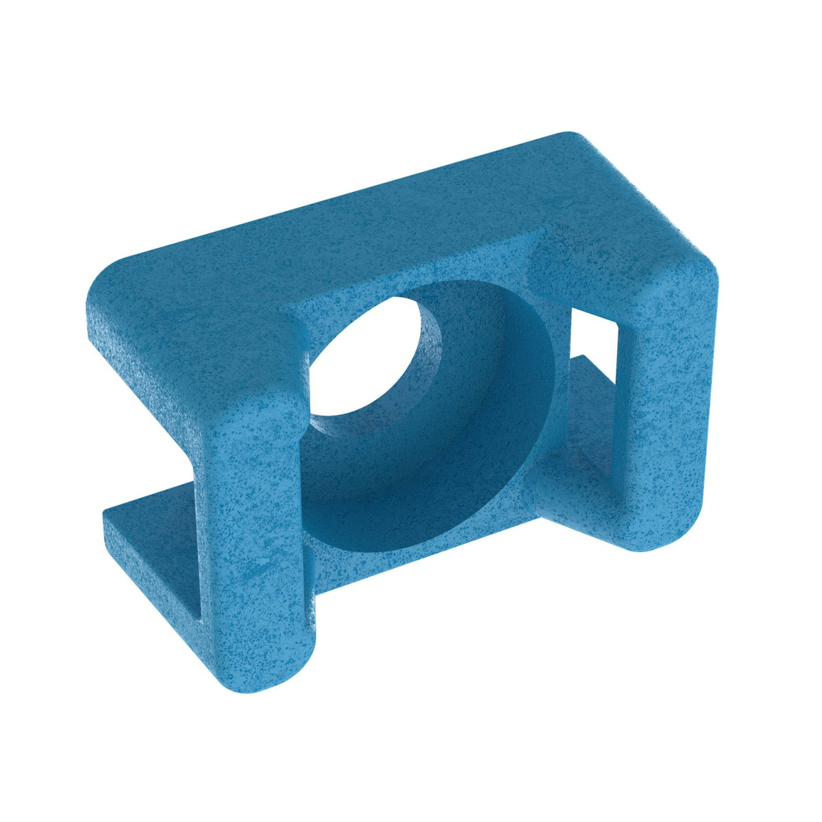 Panduit TM3S8-C76 | TM3S8-C76 Cable Tie Mount, Aqua, ETFE, 0.86x0.61", #8 Screw, PK100