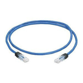 Panduit UPPBU100 Copper Patch cord, Cat 6, Commercial, Cbl Assy Mod 23-4pr Sol Utp, Panzone Cat6 T568b 100ft, Blue Plenum Rohs
