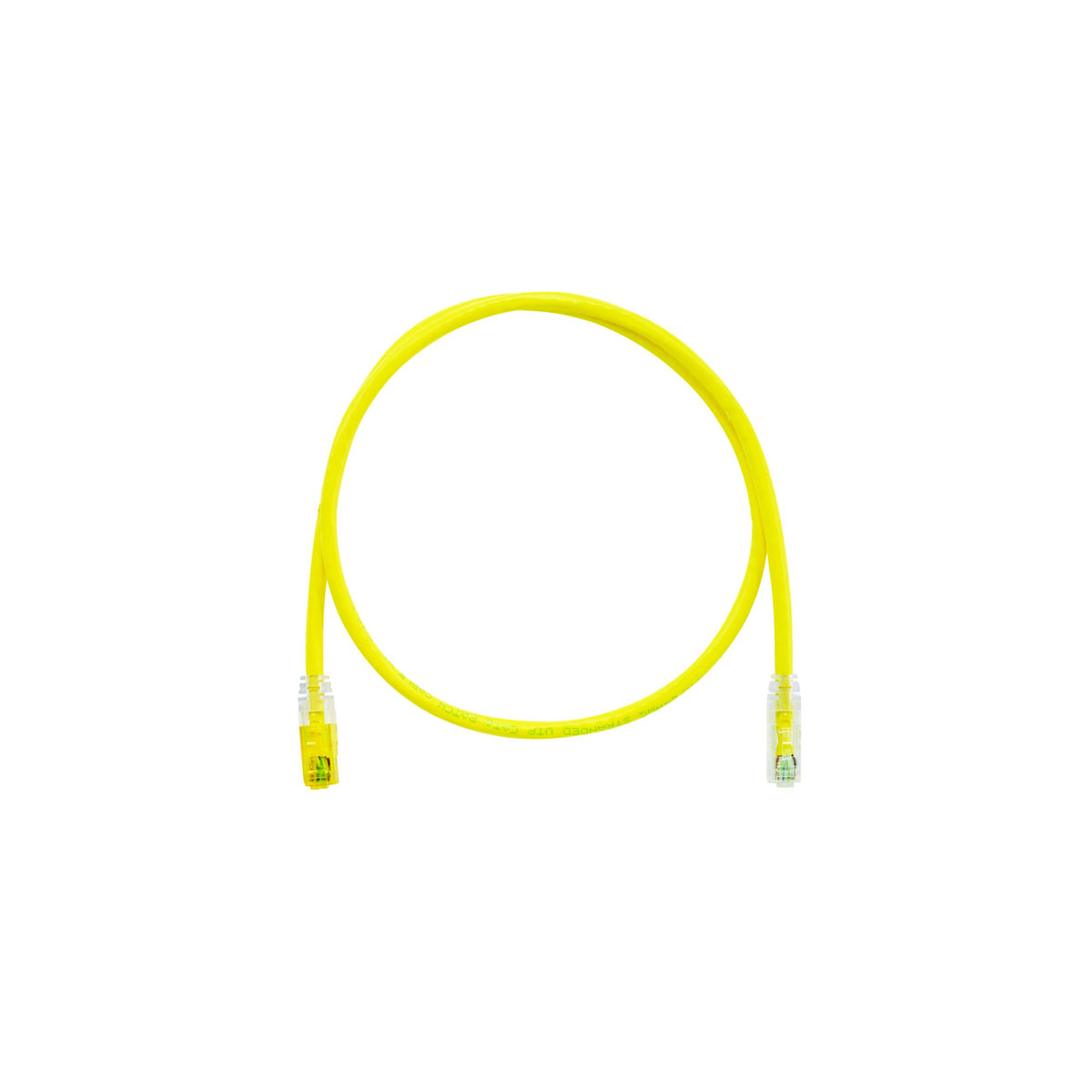Panduit UTPKSP2MYL | Panduit TX6 PLUS - Patch cable - RJ-45 (M) keyed D (yellow) to RJ-45 (M) - 6.6 ft - UTP - CAT 6
