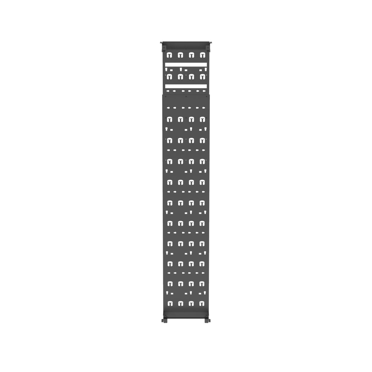 Panduit V4PTOB | 4-Post Rack Vertical Tie-off Panel, Steel, Black