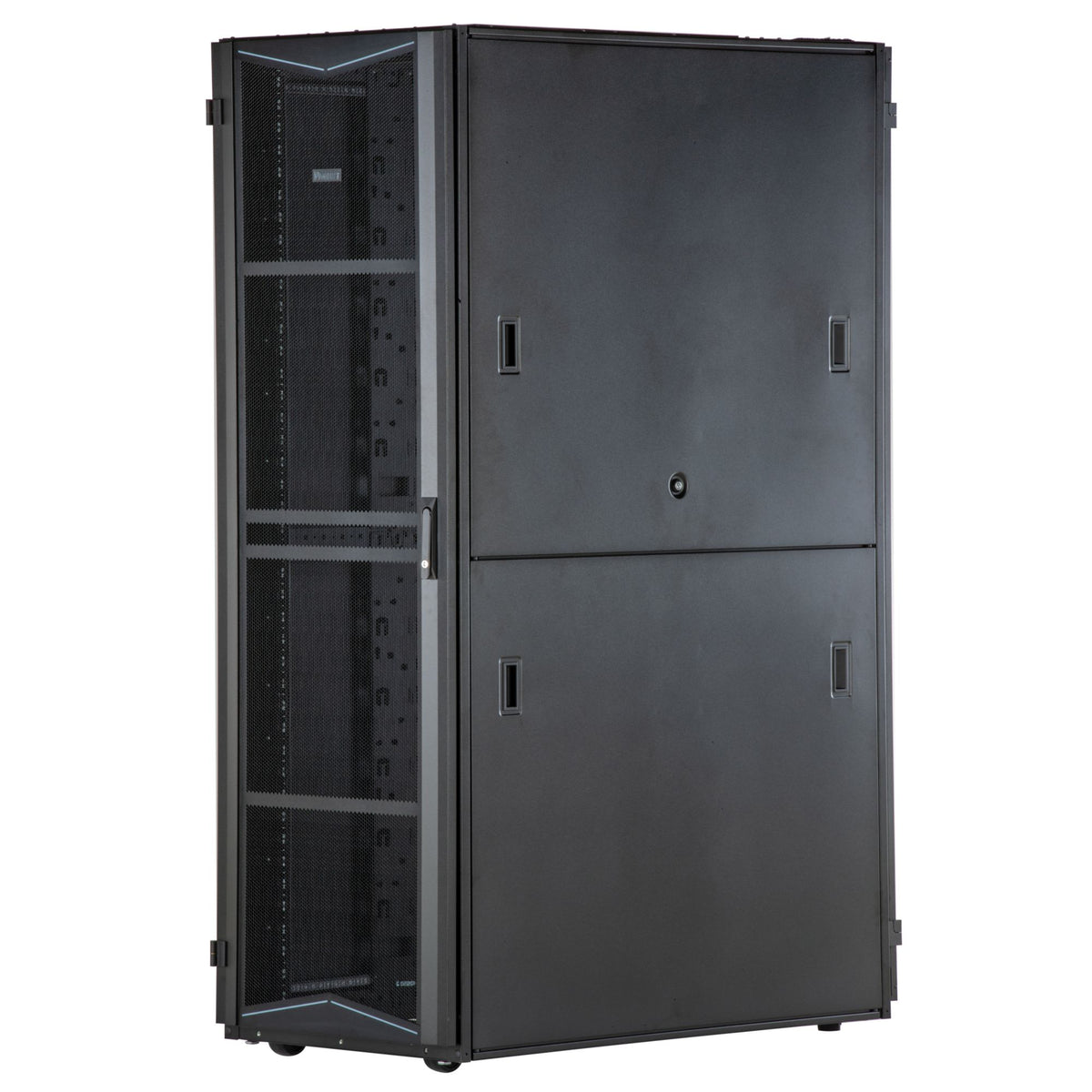 Panduit XG64212BS0001 | FlexFusion Cabinet - For Patch Panel, LAN Switch, Server, PDU